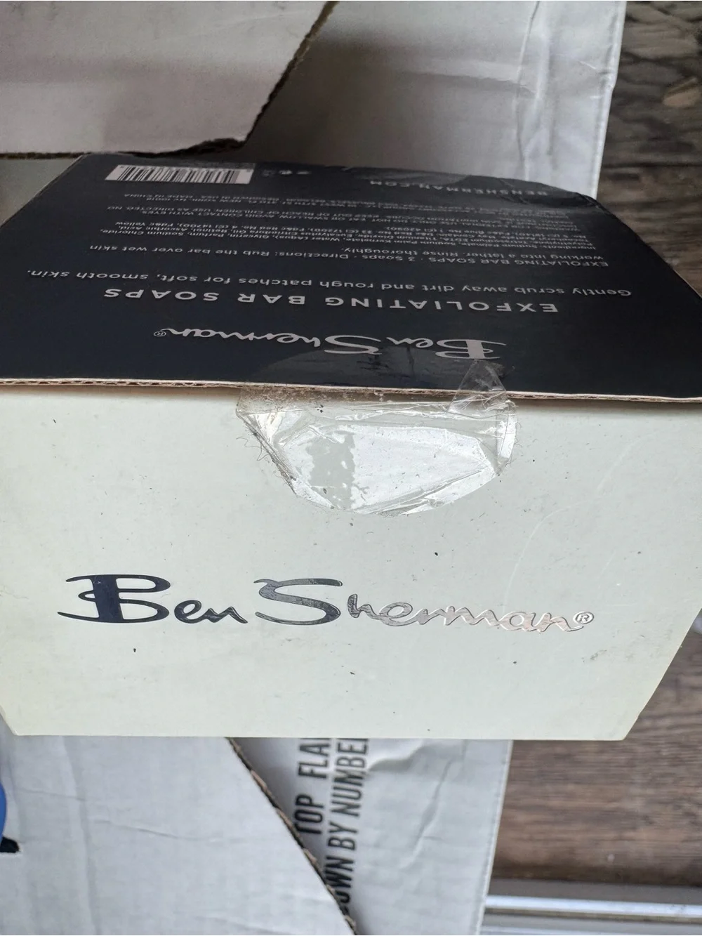 New Ben Sherman Exfoliating Bar Soaps for Men - Light Blue (3 Pack)
